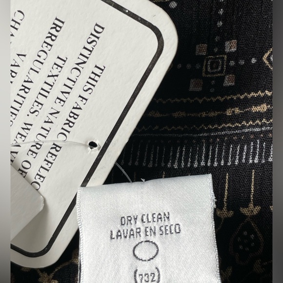 Black and wheat patterned maxi skirt by Erica large new with tags - Picture 10 of 10